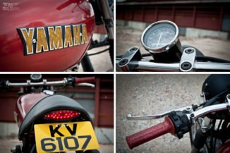 Custom Yamaha SR250 Motorcycle by Wesley