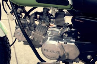 Honda SL70 Scrambler engine