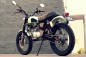 custom Honda SL70 Scrambler rear