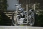 BSA A65 custom rear view