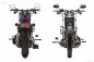 Custom Softail Blackline front and rear view