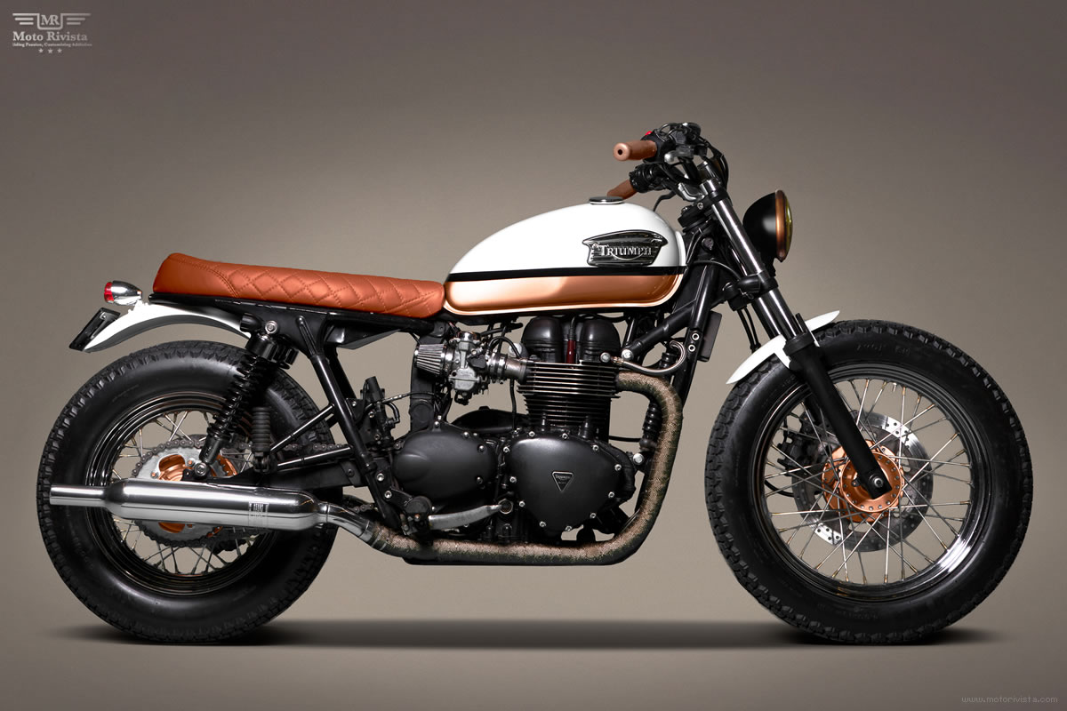 Bonneville T100 custom by Ton-up Garage Portugal