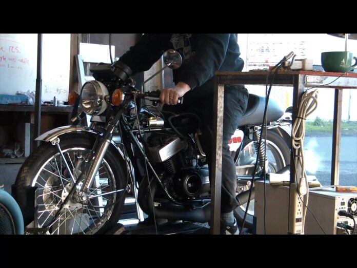 Dyno run for Cafe Racer Yamaha RD350 | Twinline Motorcycles