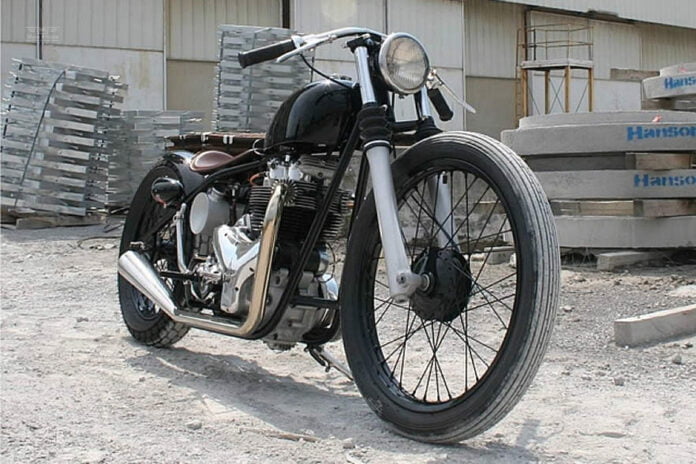 THE BLACK BIKE by Atom Bomb Custom