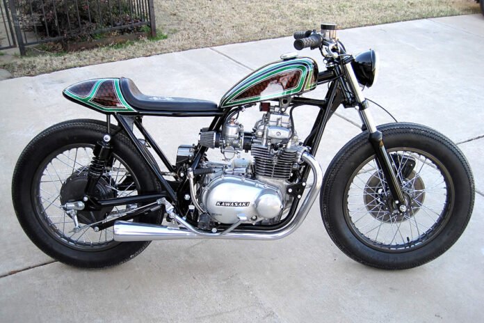 Kawasaki KZ400 Street Tracker by Maindrive Cycle