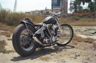 Harley Knucklehead Custom by Old Gold Garage Co