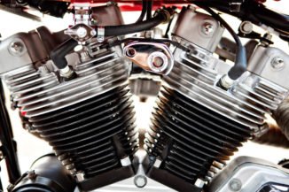 Harley-Davidson Ironhead DiSalvo engine view
