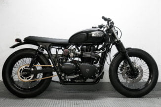 custom Triumph Bonneville by Pedro García