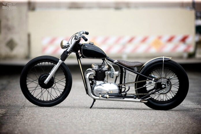 Custom Triumph T100 by The Factory Metal Works