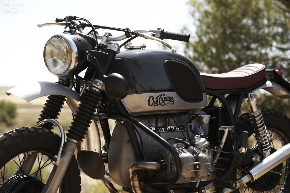 Vintage BMW Motorcycle Moto Rivista