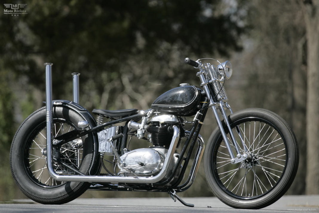 BSA A65 custom by The Factory Metal Works