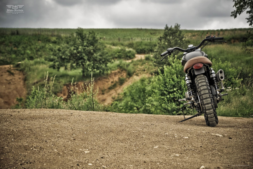 Triumph Bonneville Scrambler Custom French