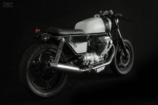Moto Guzzi v75 custom aka Corsaiola has caught our attention