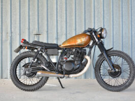 Yamaha SR250 Custom by Gamberra CHM 1